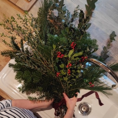 Winter greenery bundle