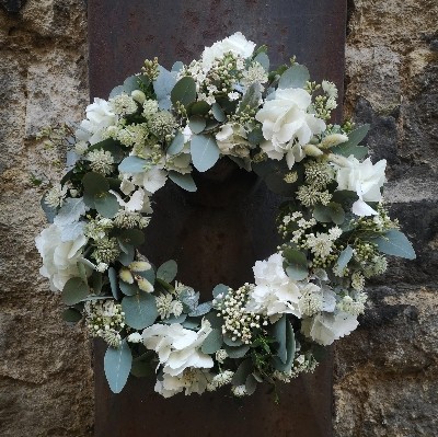 Florist's Choice Wreath   White