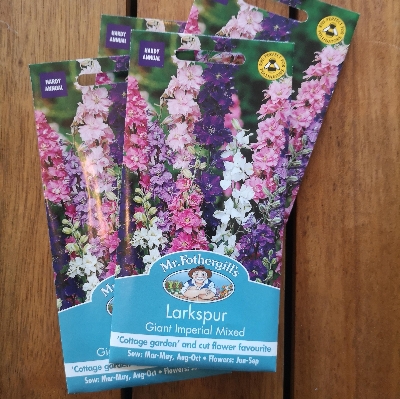 Larkspur  Giant Imperial Mixed