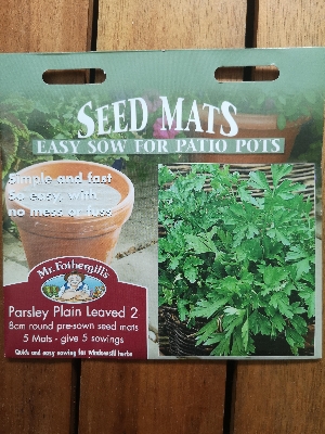 Seed Mat Parsley Plain Leaved 2