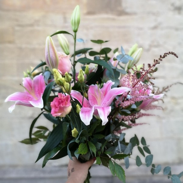 Pink Lily Bouquet