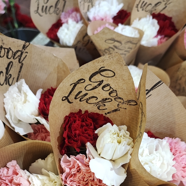 Set of three Oxford University Exam Carnations