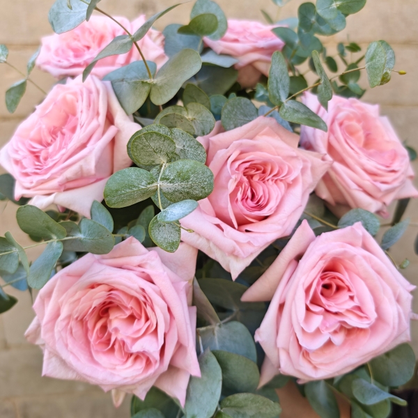 Pink Ohara Rose Bouquet available form 15th August