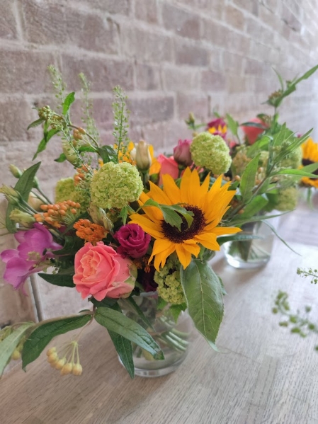 Sunflower bouquet for Zach