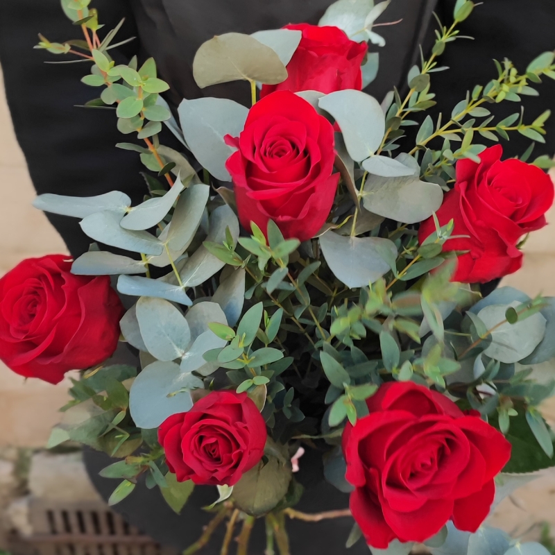 6 Freedom Rose Bouquet