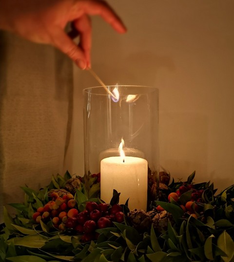 Turkish Candle Wreath