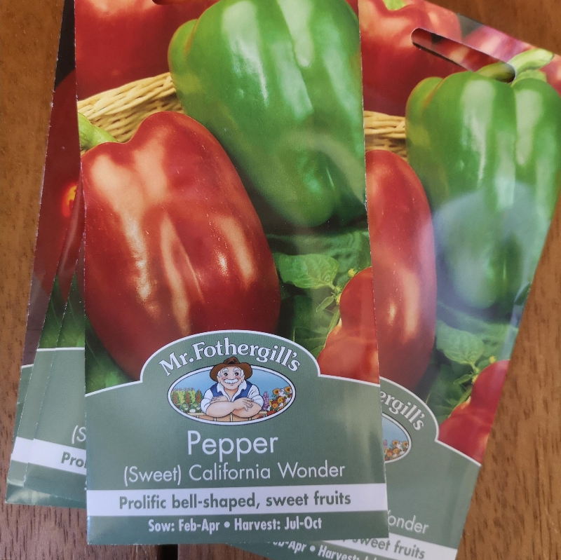 Pepper (sweet) California Wonder