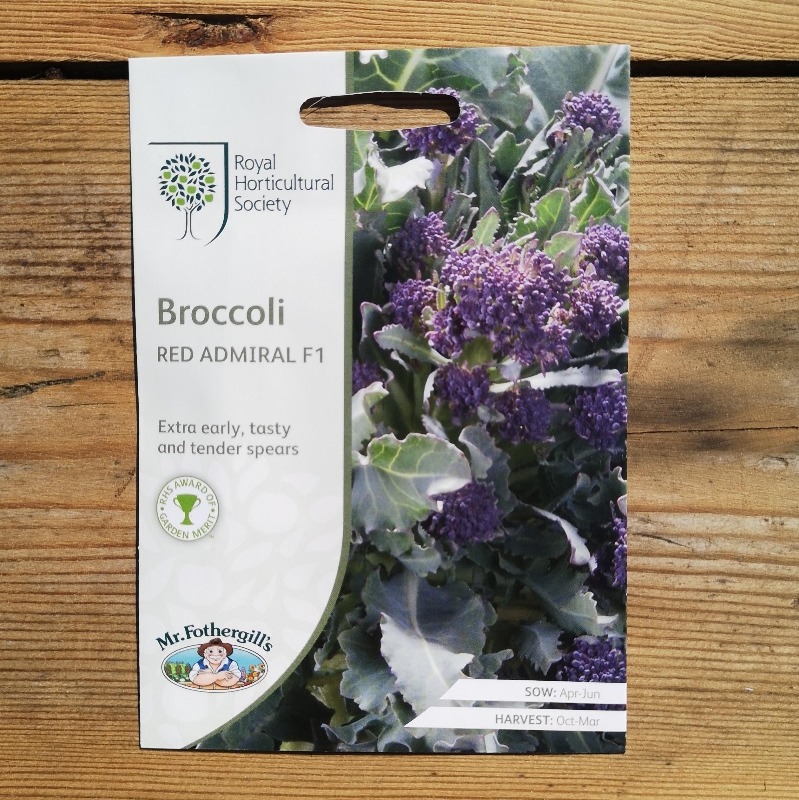 RHS Broccoli (Sprouting) Red Admiral