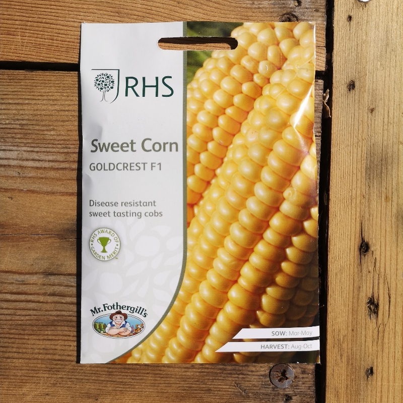 RHS Sweet Corn Goldcrest F1
