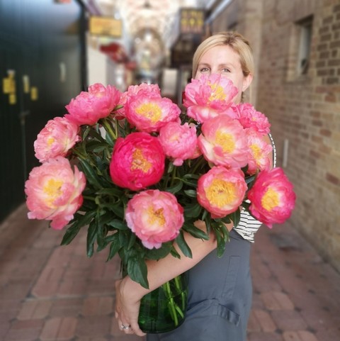 Summer Peony Bouquet available from 2nd May