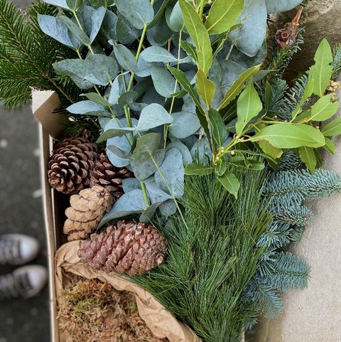 Christmas wreath making kit