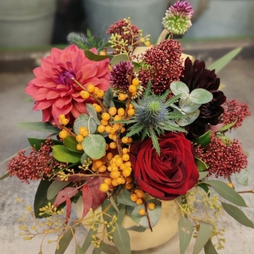 Autumn Pumpkin Arrangement