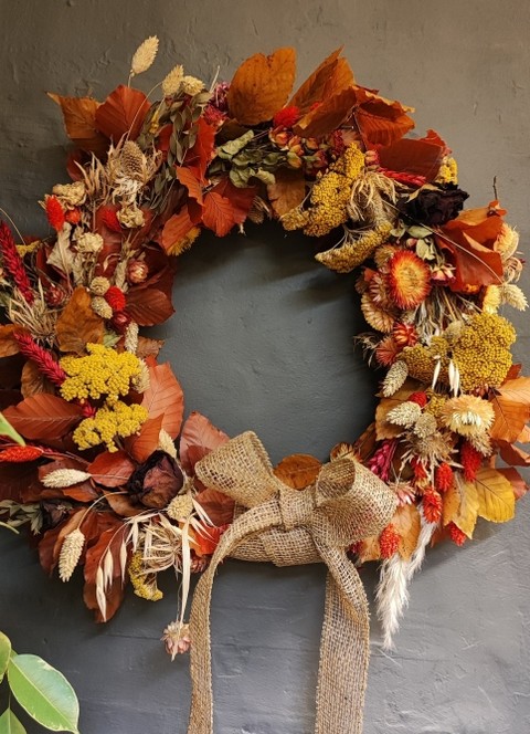 Large Dried Flower Wreath