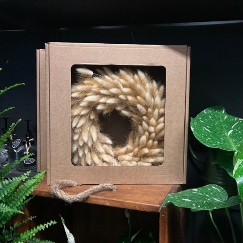 Bunny Tail Grasses Wreath